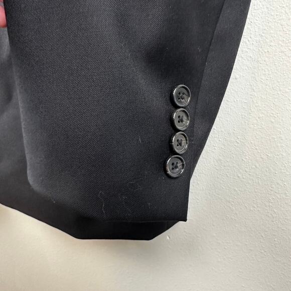 Lauren Ralph Lauren Men's Blazer Sport Coat Jacket Wool 2 Button Black 46L Long - Picture 4 of 12